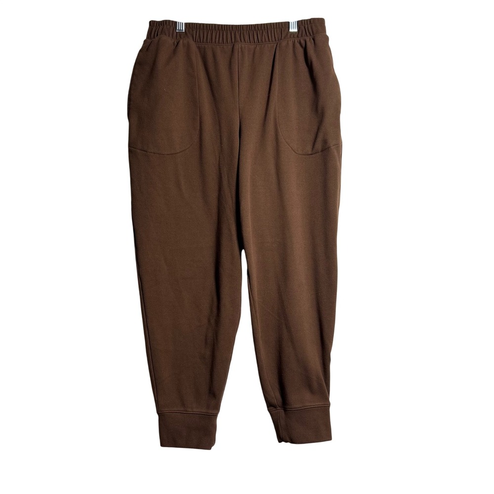 Varley Brushed Rib Slim Cuff Pant Brown 25 Jogger Medium
